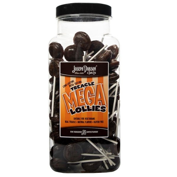 Dobson Treacle Lollies Jar - 90 Count - Jessica's Sweets