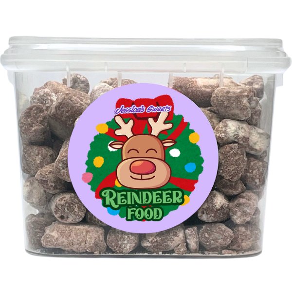 Reindeer Food Chocolate Nibbles Tub 180g - Jessica's Sweets