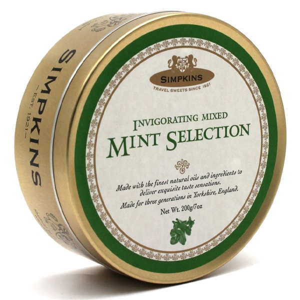 Simpkins Invigorating Mixed Mint Selection Tin 200g - Jessica's Sweets