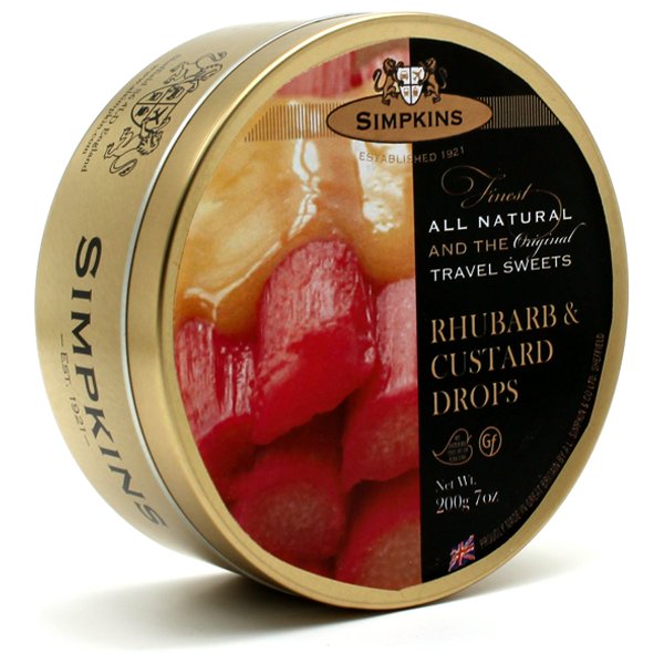 Simpkins Rhubarb & Custard Drops 175g