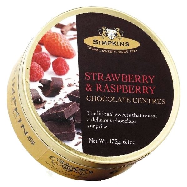 Simpkins Strawberry & Raspberry Chocolate Centres 175g