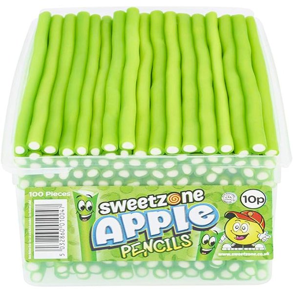 Sweetzone Apple Pencils Tub - Jessica's Sweets