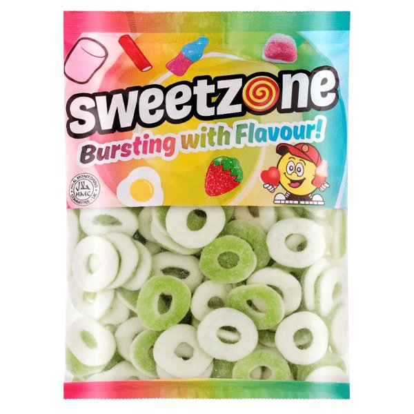 Sweetzone Apple Rings 1kg Bag - Jessica's Sweets