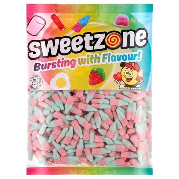 Sweetzone Bubblegum Bottles Bag 1kg - Jessica's Sweets