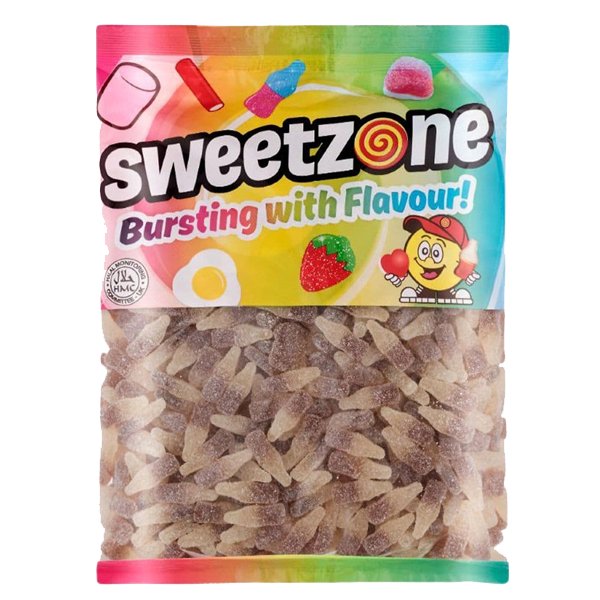 Sweetzone Fizzy Cola Bottles 1kg - Jessica's Sweets