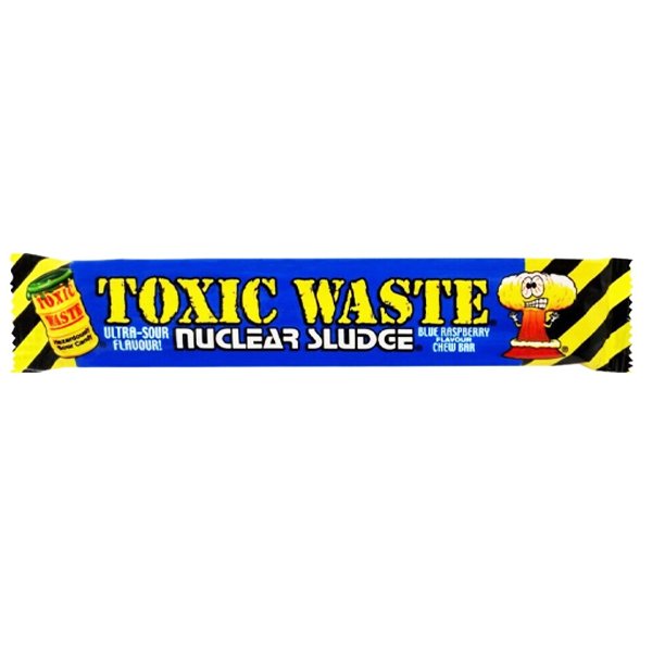 Toxic Waste Blue Raspberry Chew Bar 20g - Jessica's Sweets