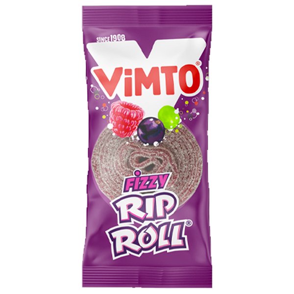 Vimto Fizzy Rip Roll 38g - Jessica's Sweets