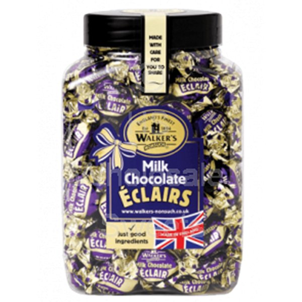 Walkers Chocolate Eclair Toffee Jar 1.25Kg - Jessica's Sweets