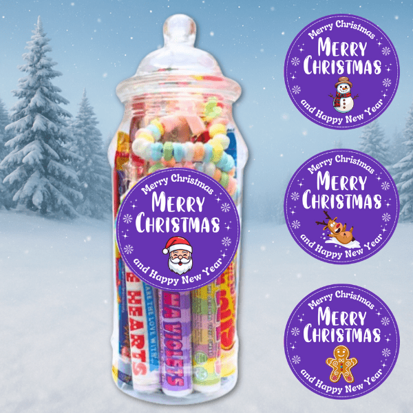 Christmas Jessica's Sweets Retro Mix Jar