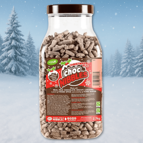 Christmas Pudding Flavoured Chocolate Nibbles