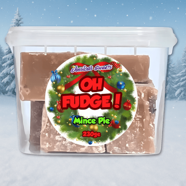 Oh Fudge! Christmas Mince Pie Flavour Fudge 230g