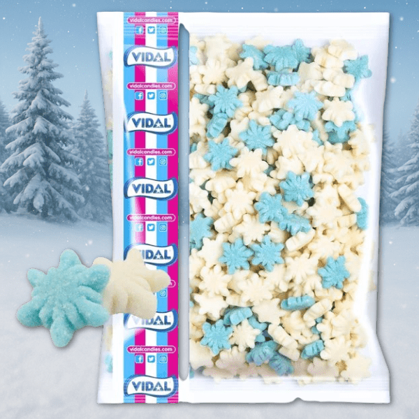 Vidal Sugar Coated Snowflakes 3kg