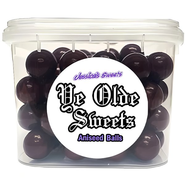 Jessica's Sweets Ye Olde Sweets Aniseed Balls 250g - Jessica's Sweets