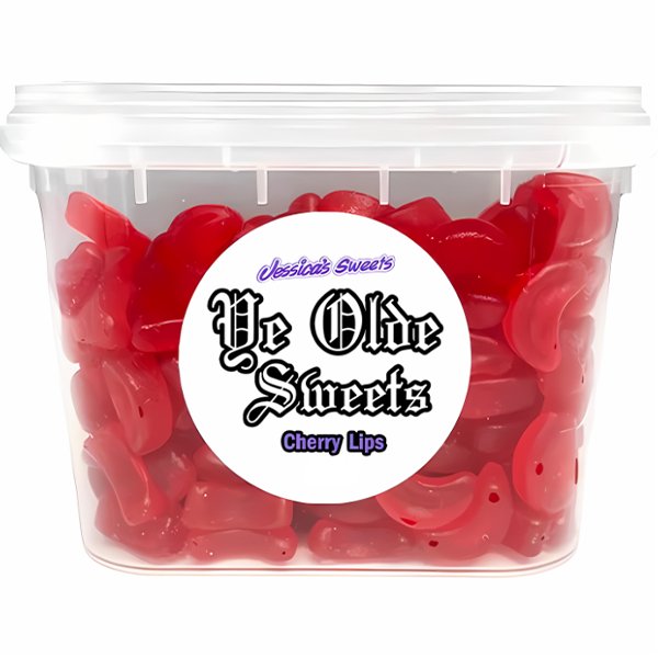 Jessica's Sweets Ye Olde Cherry Lips 170g - Jessica's Sweets