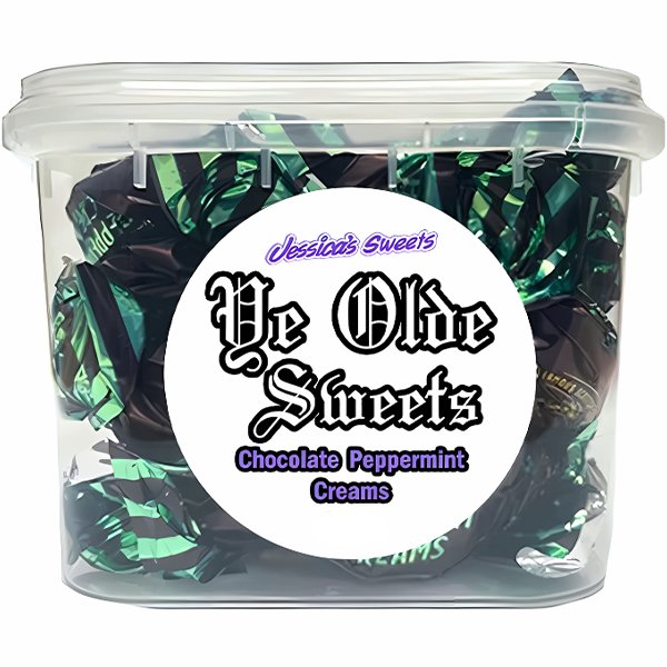 Jessica's Sweets Ye Olde Sweets Chocolate Peppermint Creams 160g - Jessica's Sweets