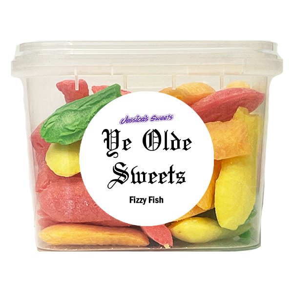 Jessica's Sweets Ye Olde Sweets Fizzy Fish 182g - Jessica's Sweets