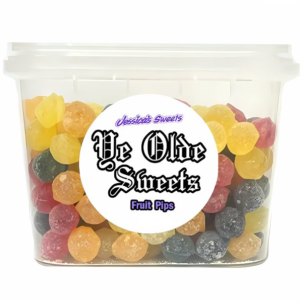 Jessica's Sweets Ye Olde Sweets Fruit Pips 190g - Jessica's Sweets