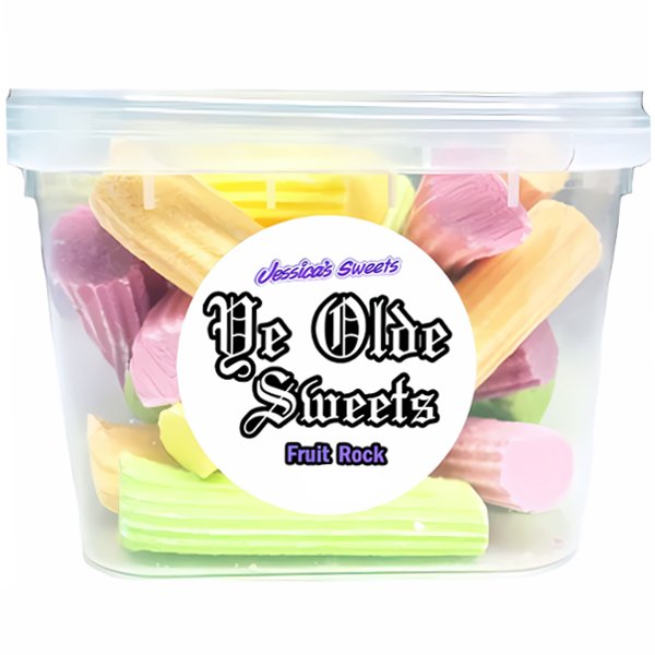 Jessica's Sweets Ye Olde Sweets Fruit Rock 150g - Jessica's Sweets