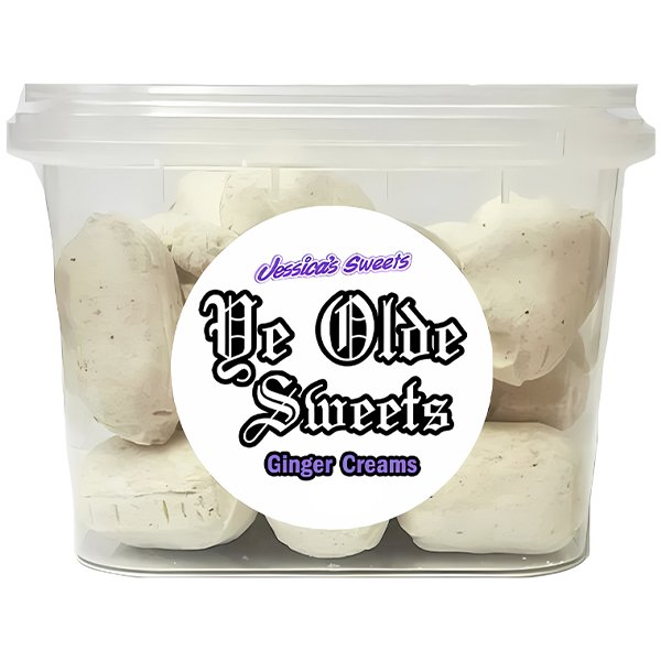 Jessica's Sweets Ye Olde Sweets Ginger Creams 154g - Jessica's Sweets