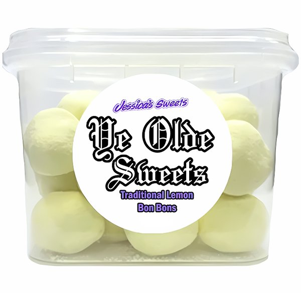 Jessica's Sweets Ye Olde Sweets Traditional Lemon Bon Bons 200g - Jessica's Sweets