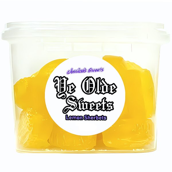 Jessica's Sweets Ye Olde Sweets Lemon Sherbets 180g - Jessica's Sweets