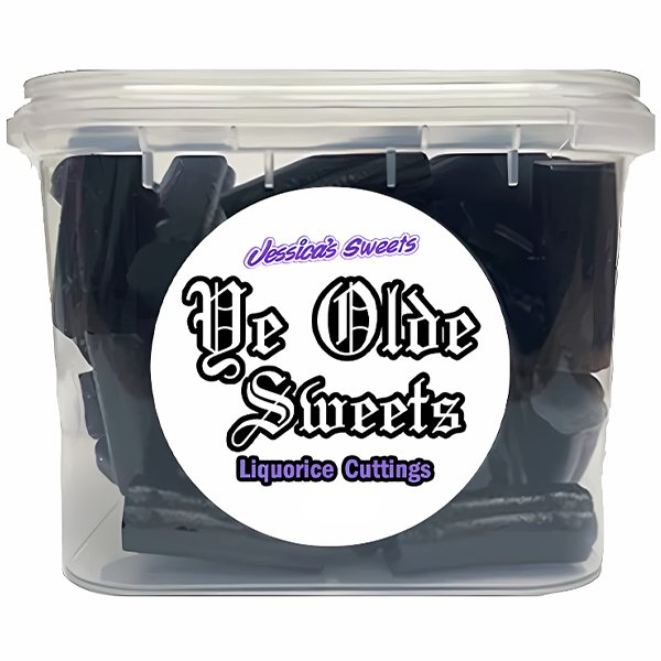 Jessica's Ye Olde Sweets Liquorice Cuttings 200g - Jessica's Sweets