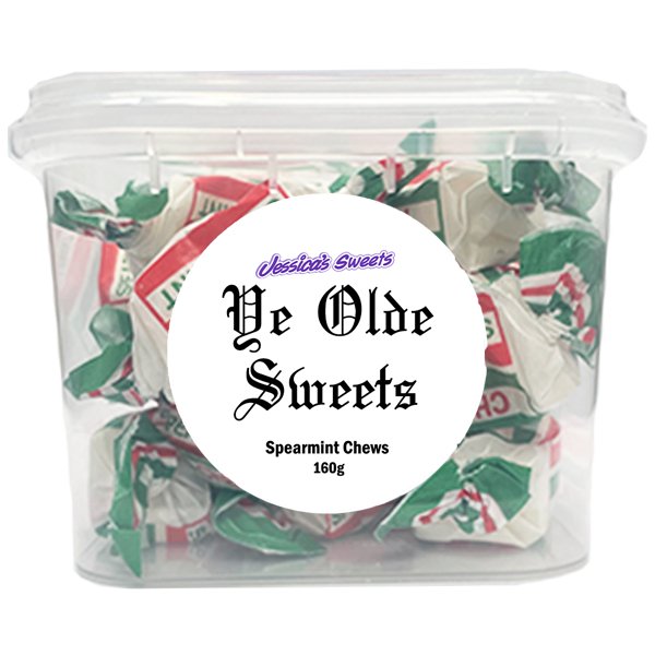 Jessica s Ye Olde Sweets Spearmint Chews 160g jessica-s-ye-olde-sweets-spearmint-chews-160g